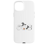 Mignon Halloween Crew Ghost Trio Squelette Sorcière et Vampire Coque pour iPhone 15 Plus