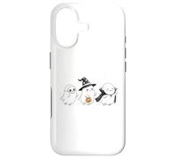 Mignon Halloween Crew Ghost Trio Squelette Sorcière et Vampire Coque pour iPhone 17