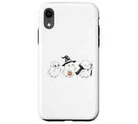 Mignon Halloween Crew Ghost Trio Squelette Sorcière et Vampire Coque pour iPhone XR