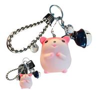 Mignon Hamster Porte-clés - 150G Mini Animal Charme Pendentif Créatif Dessin Animé - Jeton de Sac à la Mode - Accessoire Unique pour Ornement | Super Clip Décoratif Pour Sac à Dos Portefeuille