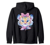 Mignon Hérisson Portrait Animal Lover Graphic Lunettes Rose Sweat à Capuche