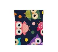 Mignon Hibou imprimé Animal à Pois, Sac de Rangement pour Femmes, Portefeuille supérieur à Presser, Petit Porte-Monnaie, Pochette de Changement