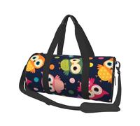 Mignon Hibou imprimé Animal à Pois, Sac de Voyage de Grande capacité, Sac à Main Rond, Sac de Voyage de Sport, fourre-Tout, Sac de Fitness