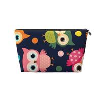 Mignon Hibou imprimé Animal à Pois, Trousse de Toilette Trousse de Maquillage Sac à cosmétiques Trousse de Toilette de Voyage Portable