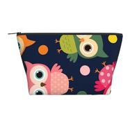 Mignon Hibou imprimé Animal à Pois, Trousse de Toilette Trousse de Maquillage Sac à cosmétiques Trousse de Toilette de Voyage Portable