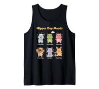 Mignon Hippopotame Day Moods - Motif Hippopotame Amusant Débardeur