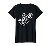 Mignon imprimé vache cœur amour femme fille T-Shirt