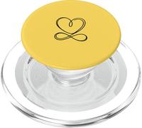 Mignon Infinity Heart Minimaliste Line Art Esthétique PopSockets PopGrip pour MagSafe