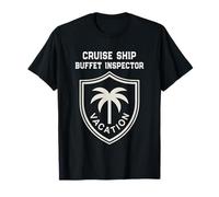 Mignon Inspecteur de Buffet pour croisière, Surf, Vacances, Voyage salé T-Shirt