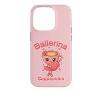 Mignon Italien Brainrot Meme Ballerine Cappuccino Enfants Filles Coque pour iPhone 14 Pro