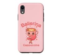 Mignon Italien Brainrot Meme Ballerine Cappuccino Enfants Filles Coque pour iPhone XR