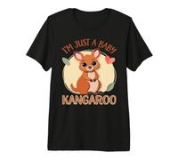 Mignon, Je suis Juste Un bébé Kangourou Amoureux des Animaux T-Shirt Haut de Gamme