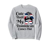 Mignon jusqu'à ce Que ma République Dominicaine sorte Drapeau Fille drôle Sweatshirt