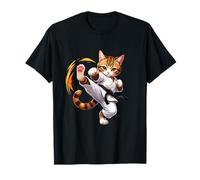 Mignon karaté Chaton Taekwondo Arts Martiaux T-Shirt