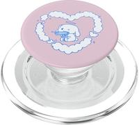Mignon Kawaii Coquette Bunny Shoots from Heart Gun Hearts PopSockets PopGrip pour MagSafe