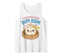 Mignon Kawaii Dim Sum Lover Steamed Dumpling Foodie Débardeur