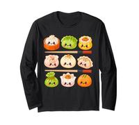 Mignon Kawaii Dumpling Pastel Anime Asiatique Food Lover Kids Girl Manche Longue