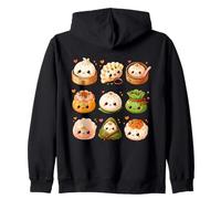 Mignon Kawaii Dumpling Pastel Anime Asiatique Food Lover Kids Girl Sweat à Capuche
