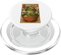 Mignon Kawaii Gamer Grenouille Drôle Ramen Rétro Japonais Gaming PopSockets PopGrip pour MagSafe