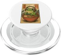 Mignon Kawaii Gamer Grenouille Drôle Ramen Rétro Japonais Gaming PopSockets PopGrip pour MagSafe