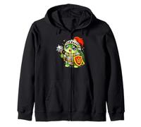 Mignon Kawaii Tortue Chevalier Armure Chibi Fantaisie Animal Sweat à Capuche
