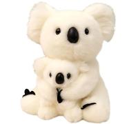 Mignon Koala Porte Une Guérison Émotionnelle À la Demande, Une Peluche Koaly Ultra-Douce, Un Animal en Peluche Imite de Vrais Mouvements pour Les Cadeaux pour Les Enfants Et Les Adultes White B 17cm