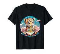 Mignon léopard Ramen Nouilles japonaises Anime Kawaii T-Shirt