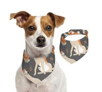 Mignon lévrier Afghan,Bandanas pour Chien, écharpe en Coton, Bavoirs réglables pour Animaux de Compagnie,L