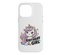 Mignon Licorne Anniversaire Fille Arc-en-Ciel Magique Princesse fête Coque pour iPhone 14 Pro Max