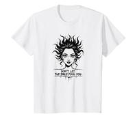 Mignon mais Sauvage : ne Laissez Pas Le Sourire Vous Tromper T-Shirt, Enfant, Blanc, 6 Ans