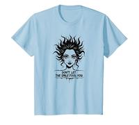 Mignon mais Sauvage : ne Laissez Pas Le Sourire Vous Tromper T-Shirt, Enfant, Bleu Céleste, 6 Ans