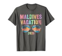 Mignon Maldives Vacances 2026 Voyage Vacances Assorti T-Shirt