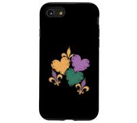 Mignon Mardi Gras Tenues Cœurs Femmes Filles Enfants Tout-Petit Coque pour iPhone SE (2020) / 7/8