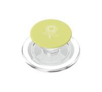 Mignon Marguerite Tournesol Contour Minimaliste PopSockets PopGrip pour MagSafe