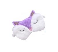Mignon Masque de Sommeil Yeux Tri Bandage Peluche Cache-Yeux Couverture Sommeil Rêve pour Fille Femmes Nuit Animal Œil Sieste Relaxant Soins de Santé (6)