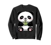 Mignon Matcha Panda Matcha Amoureux Esthétique Sweatshirt