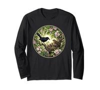 Mignon Merle Oiseau ornithologue ornithologue Printemps Oiseau Chanteur Poussin Manche Longue