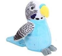 Mignon mimicry pet talking parrot répète ce que vous dites jouet électronique en peluche bleu Bleu G