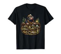 Mignon Miner Mole Steampunk Underground City T-Shirt