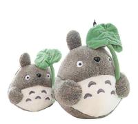 Mignon mon voisin totoro jouet en peluche mignonne feuille de lotus totoro toys en peluche