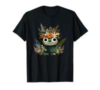Mignon Monstre de Fleur avec scène de Feuillage de forêt T-Shirt