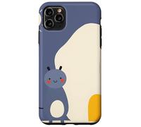 Mignon Monstre Maison Simple Naïve Childlike Illustration Coque pour iPhone 11 Pro Max
