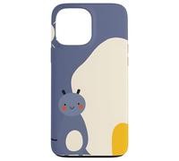 Mignon Monstre Maison Simple Naïve Childlike Illustration Coque pour iPhone 13 Pro Max