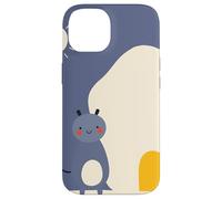 Mignon Monstre Maison Simple Naïve Childlike Illustration Coque pour iPhone 14