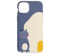 Mignon Monstre Maison Simple Naïve Childlike Illustration Coque pour iPhone 14 Plus