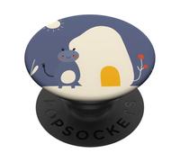 Mignon Monstre Maison Simple Naïve Childlike Illustration PopSockets PopGrip Adhésif