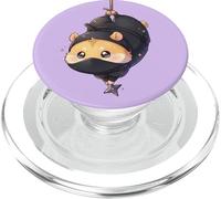 Mignon Ninja Hamster Kawaii Chibi Anime Shinobi Pet Art PopSockets PopGrip pour MagSafe