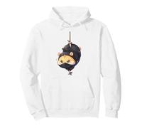 Mignon Ninja Hamster Kawaii Chibi Anime Shinobi Pet Art Sweat à Capuche
