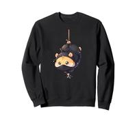 Mignon Ninja Hamster Kawaii Chibi Anime Shinobi Pet Art Sweatshirt