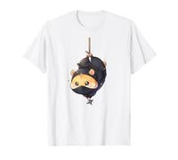 Mignon Ninja Hamster Kawaii Chibi Anime Shinobi Pet Art T-Shirt